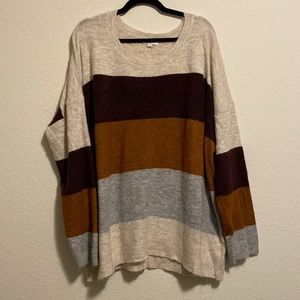 Chic Soul Striped Sweater